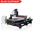 Best Price Ele 1530 Wood Furniture Machinery CNC 4 Axis Router Rotary / CNC Router 2 Heads for Hot Sale